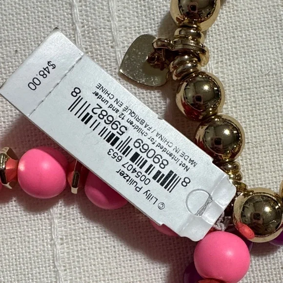 Lilly Pulitzer Pink and Purple Bracelet Set - Picture 3 of 6
